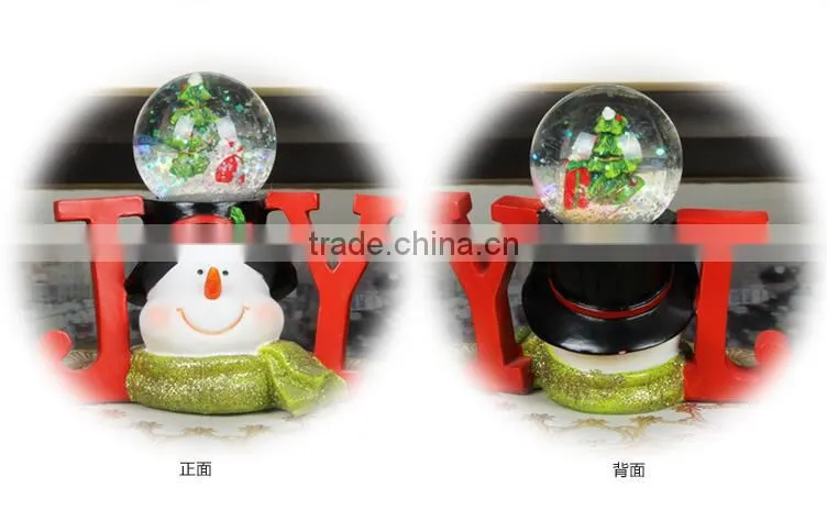 Polyresin Christmas snow globe resin snow globe Wholesale