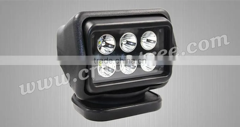 Cree 7'' 30W Marine Led Search Light 360 degree Wireless Remote Control