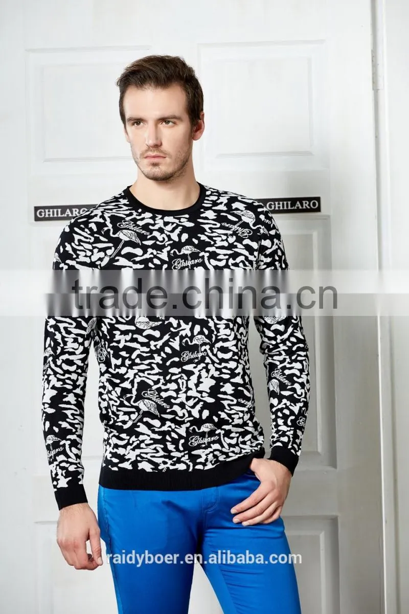 Raidy Boer Men's print knitwear