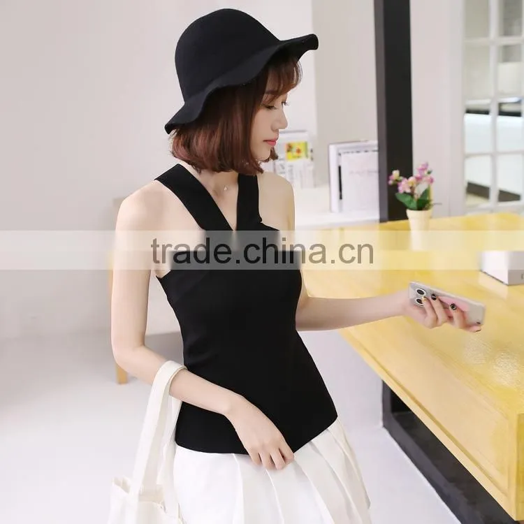 Wholesale Women Tank Tops Sexy Unique T-shirt Vest New design girls sexy tops