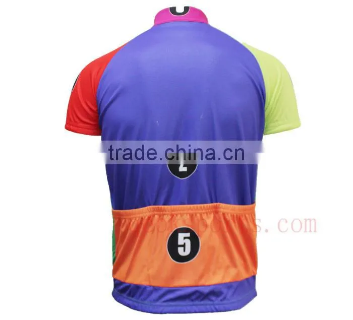 Customized sublimation printing cycling jersey