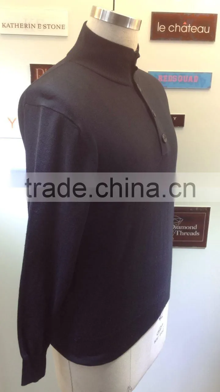 2015 new fashion men's dress in 12GG pullover