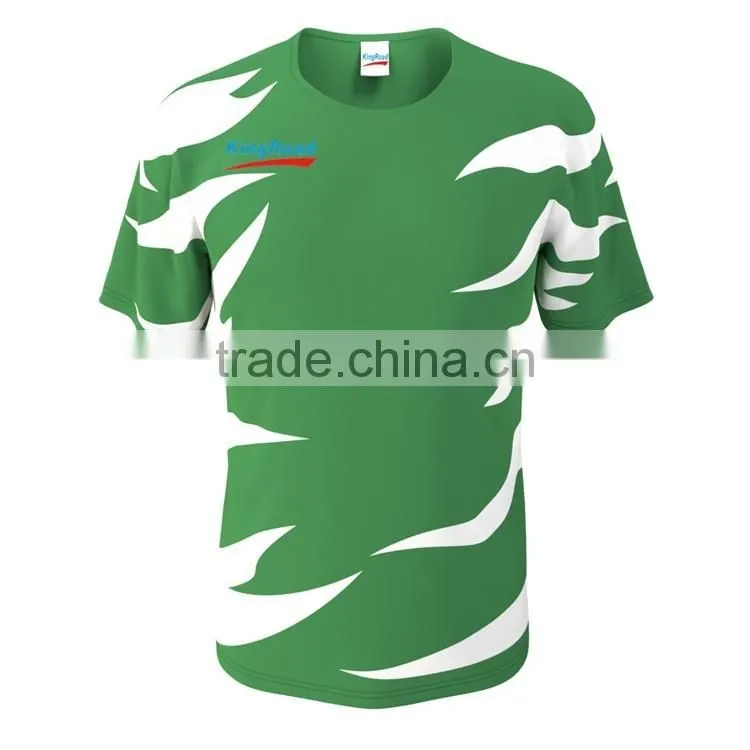 Good quality Sublimation print breathable t shirt for running