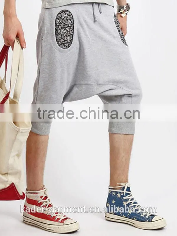 Trendy Harem Pants Capri Pants Hip Hop Pants Cotton Shorts