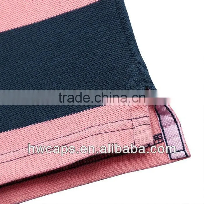 Zebra-stripe polo t shirt manufacturer