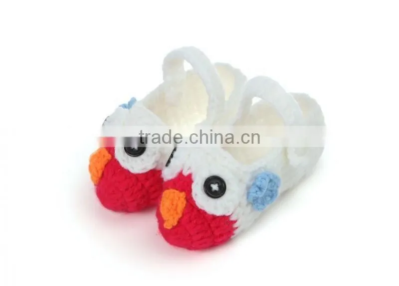Handmade crochet baby shoes knitted newborn shoes