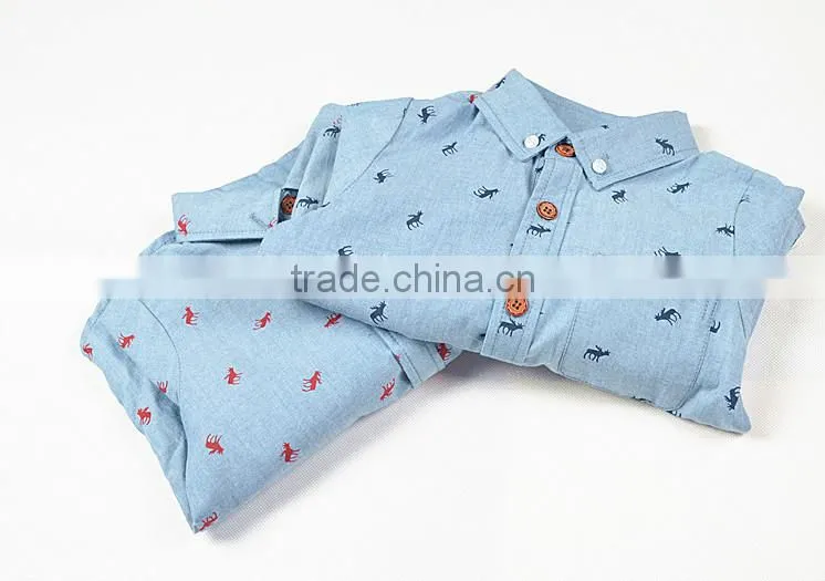 100% cotton Soft brand best- selling printing kid shirt