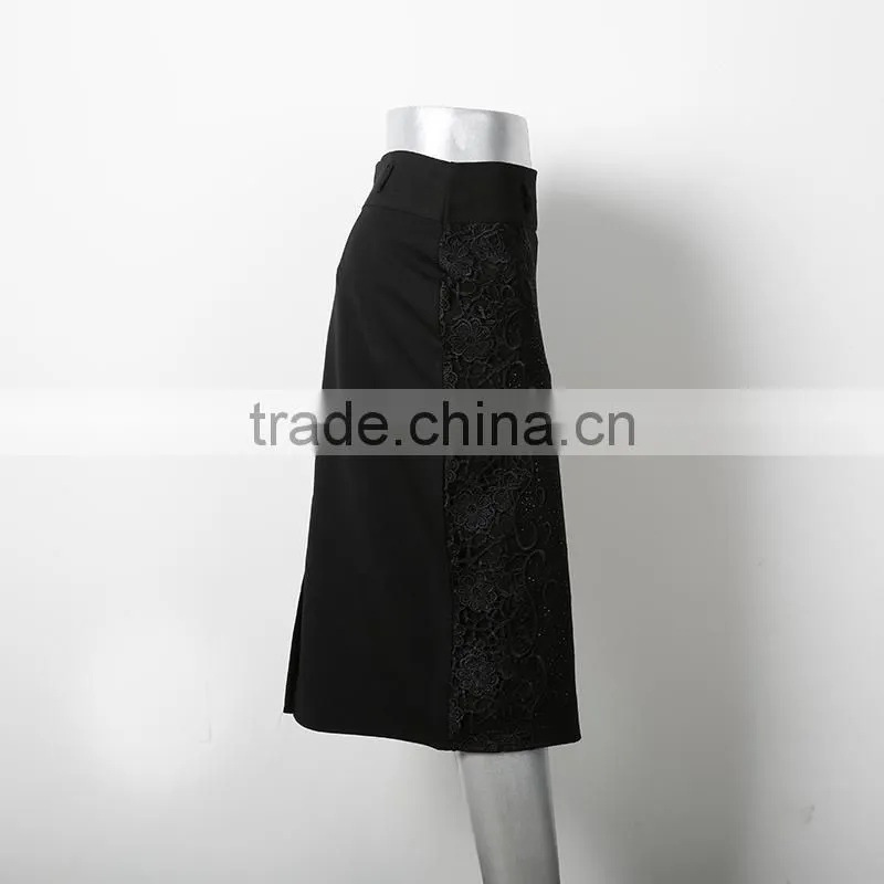 new design high waist narrow office wear long skirt