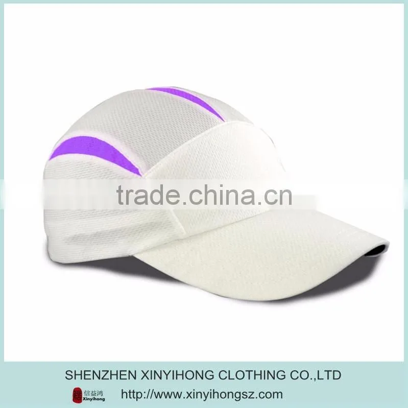 wholesale polyester mesh quick dry golf cap , sports hats with 3D embroidery logo