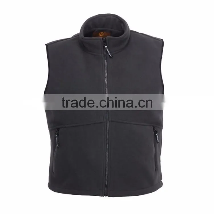 Wholesale casual waistcoat thick men polar fleece vest