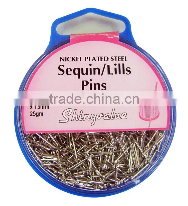 Useful Creative Nickel Plated Steel Quilters Glass Head Pins Manufacturer
