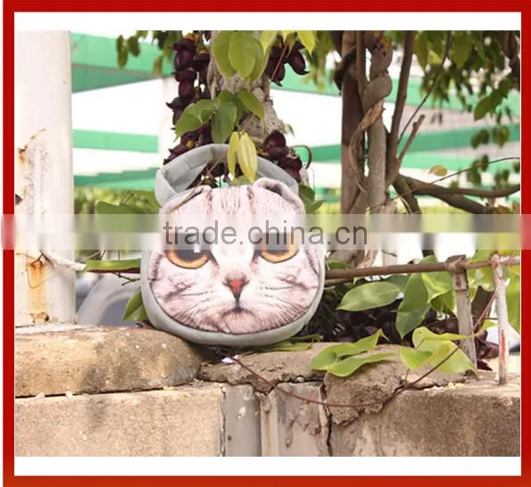 Lovely New Animal Shaped Handbag Vintage Shopping Handbags /3D Cat Bag Handbag For Woman / Cute Cat Plush Lady Bag