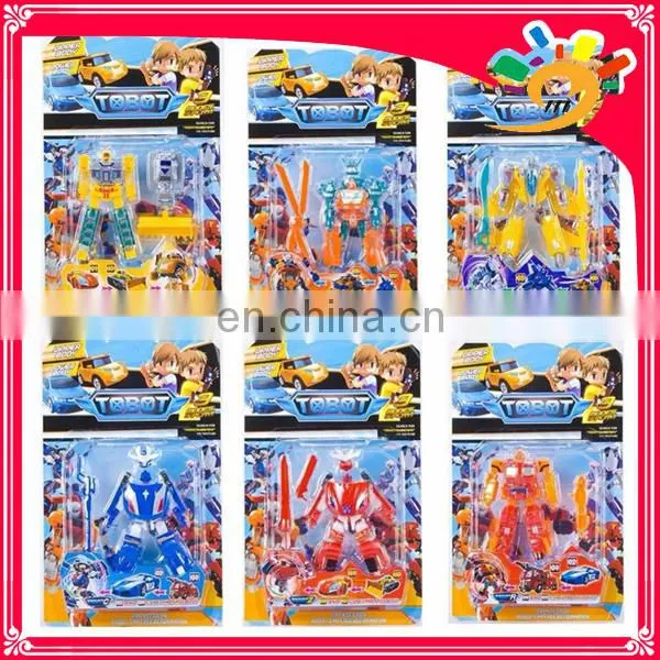 cheap car transform robot model toy plastic toy for kids