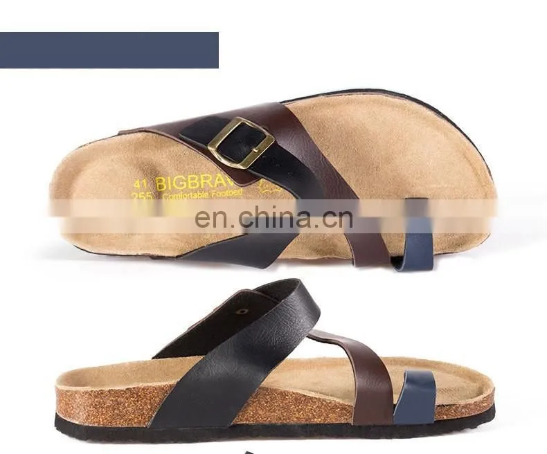 Wholesales men beach slipper mayari black birko-flor slippers