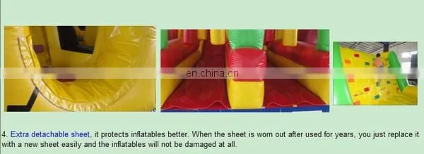 Curve inflatable water slide with pool