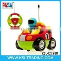 Cartoon animal radio control car snail toy with light and music
