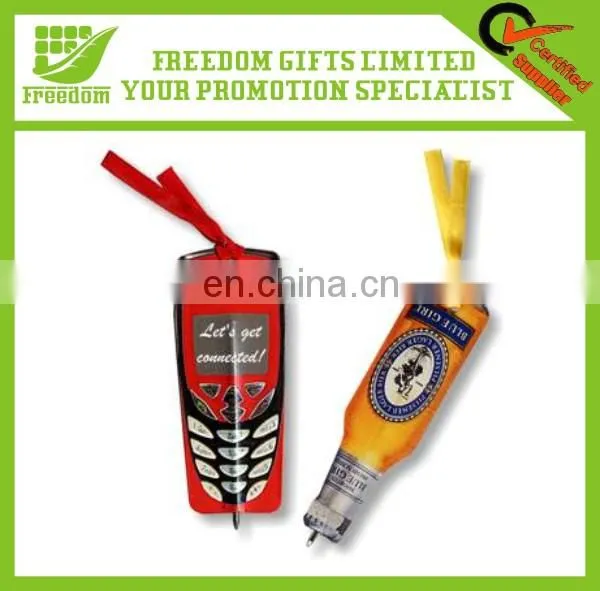 Promotional Custom Flat Paper Bookmark Pen