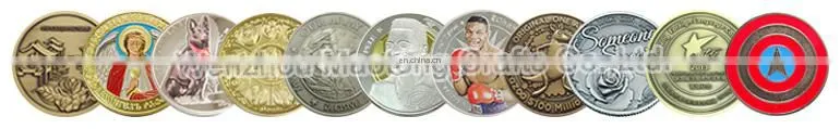 Cheap high quality custom 24k rare gold coins
