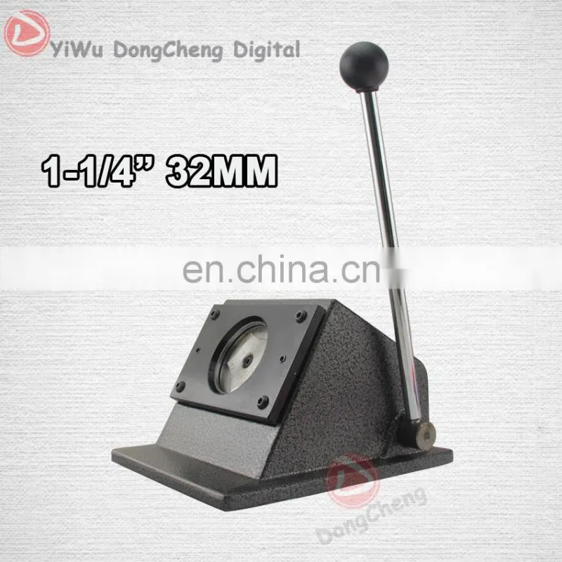 1-1/4"(32mm)Circle Cutter Round shape paper cutting machine for badge botton making DCQD-32