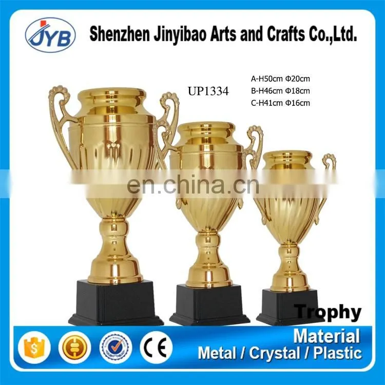 Newest hot design wholesale trophy bases gold trophy parts