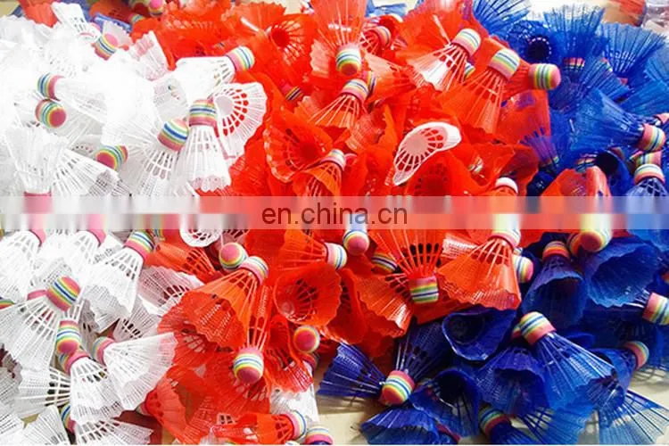 shuttlecock / badminton/ plastic shuttlecock
