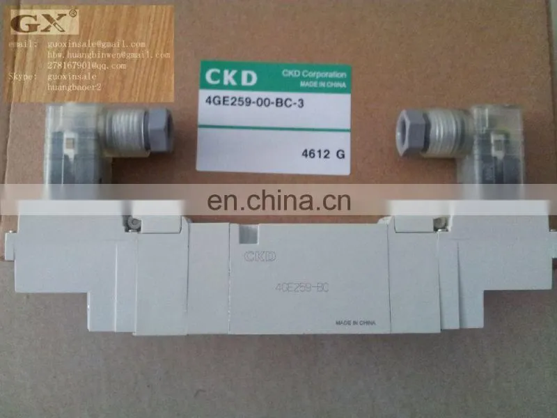 CKD Solenoid valve Japan Solenoid valve 4GE259-00-BC-3