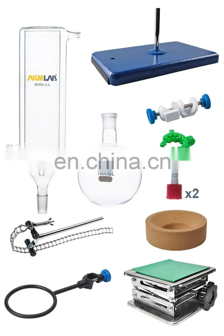 AKM LAB Boro3.3 Glass Set Vacuum Cold Trap