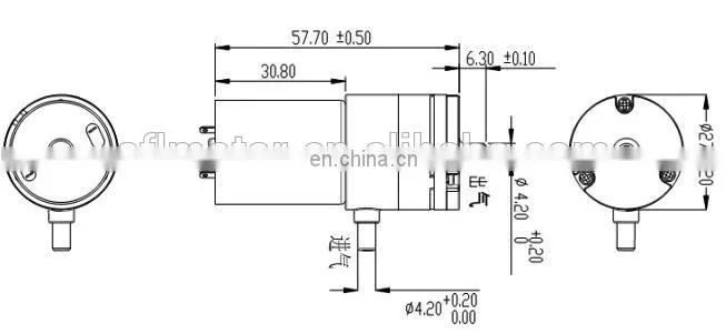 370 micro dc motor air pump vacuum pump 3v 12v 24v 2.0LPM