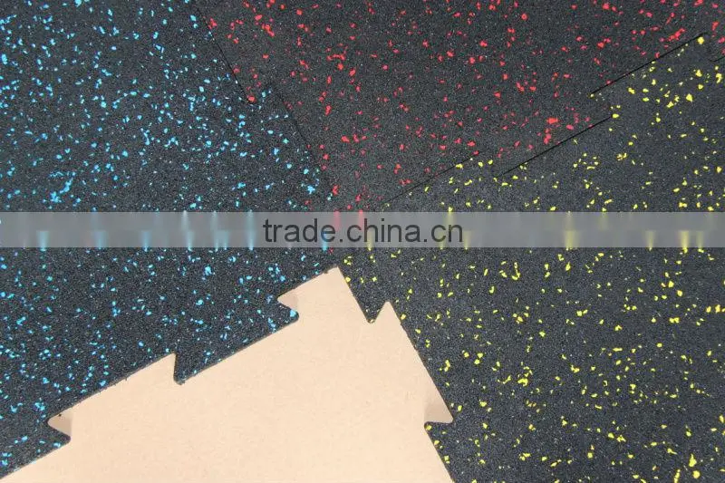 fitness rubber mat/colorful rubber matting/joining interlocking rubber mats