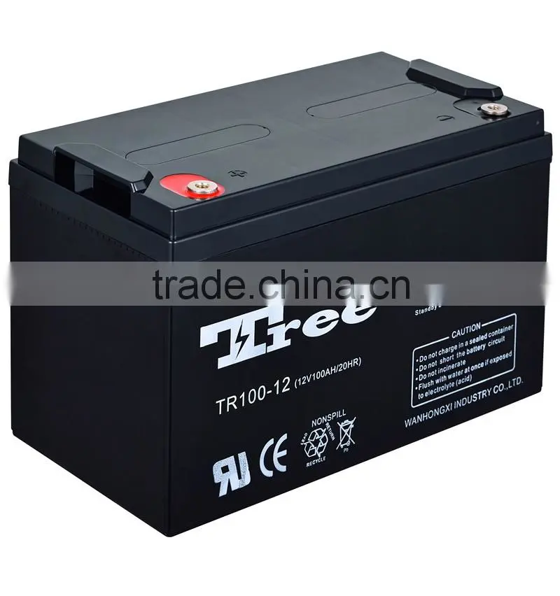 CE FCC MSDS Tree Brand Solar Accumulator 12V100AH Long Life Gel Battery