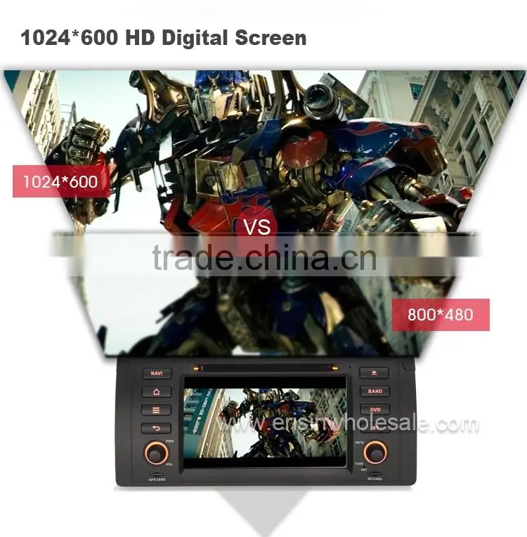 Erisin ES2053B 7" 4-Core Android 4.4.4 Car DVD Player E53 E39