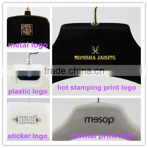 Hot sale white solid plastic shirt and tee display hanger for shop