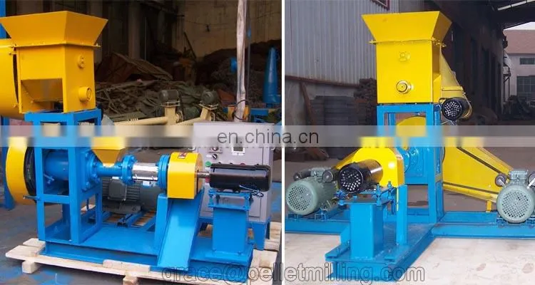 Hot Sale in Nigeria Price Soya Corn Animal Feed Floating Fish Feed Extruder Machine