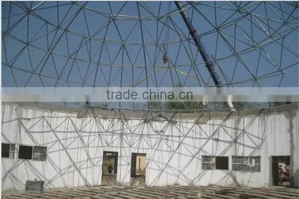 Solid prefabricated steel roof truss conference hall design