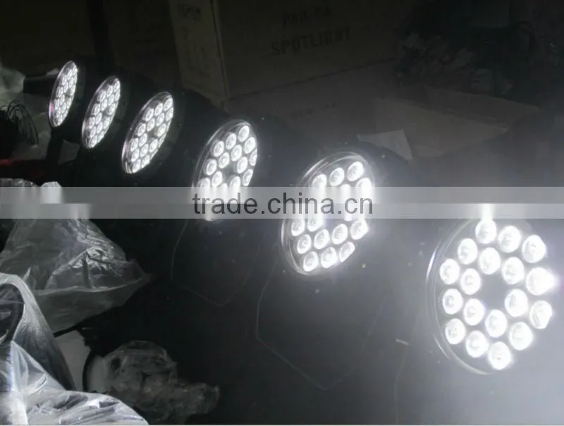 18pcs 12W RGBW 4 in 1 Waterproof Led Par64 Led Par Light DJ Stage Lighting