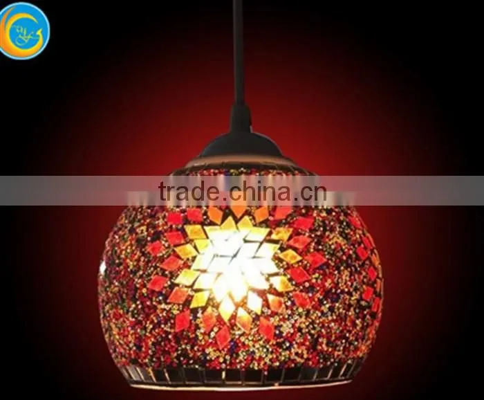 mosaic hanging glass candle holder for wedding decor hotel centerpieces