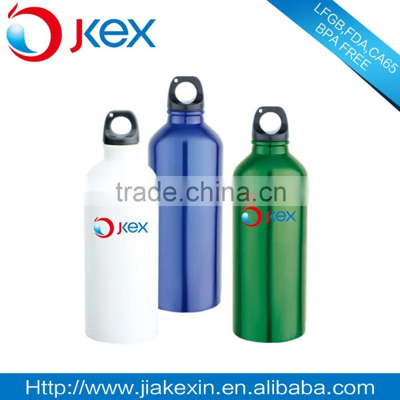 FDA approved aluminum sports water bottle