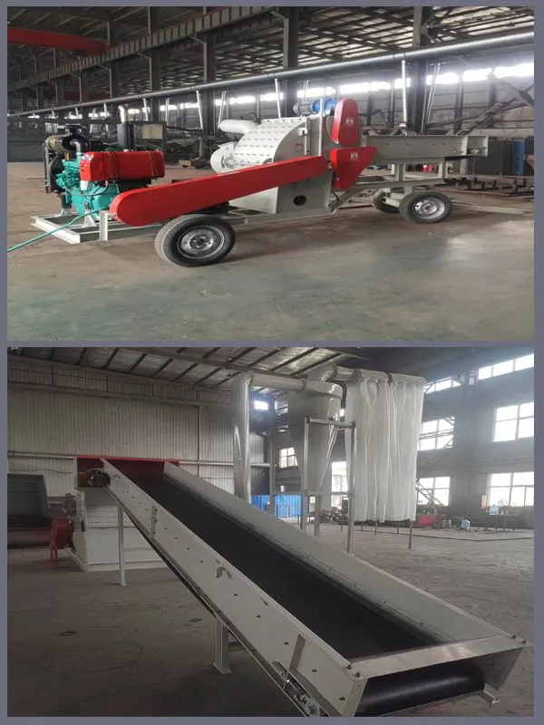 High Productivity Biomass Wood Chips Shredder Wood Branches and Leaves