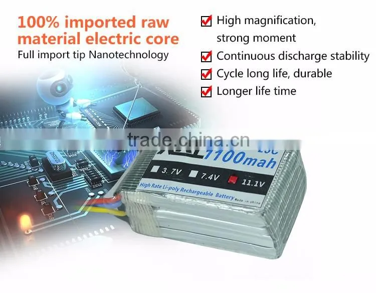 XXL Lipo Battery 1100mah 11.1V for airsoft /gun/RC model/hobby
