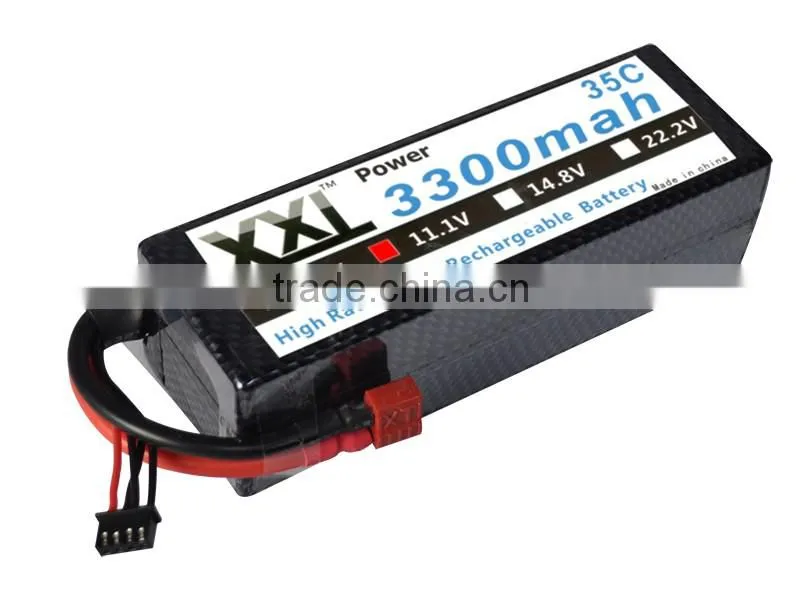XXL 3S High rate lipo battery 3300mah 11.1V for rc car helicopter