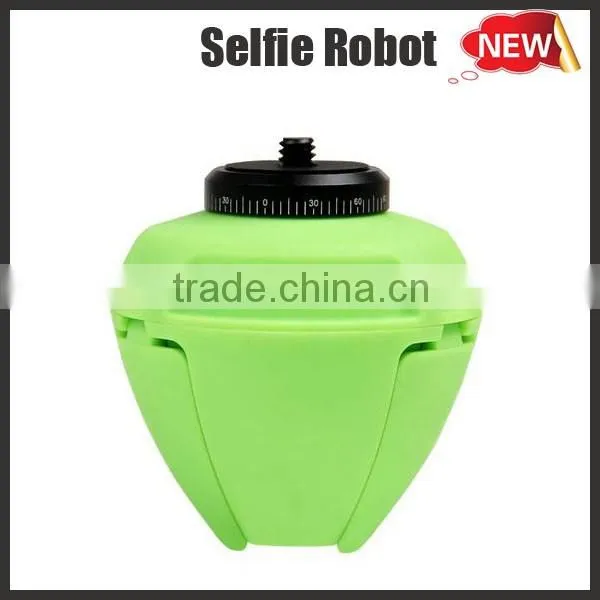 Hot Sale Self-Time take photo Selfie Robot with 360 degree,hands free selfie Robot for all mobile phone