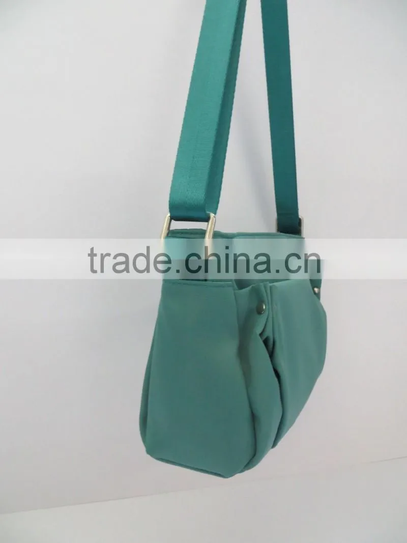 high quality waterproof nylon handbag shoulder strap bag