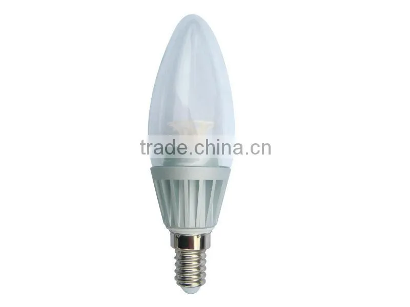 Dimmable 5W 380Lm E14 COB LED Candle bulb light