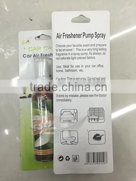 60ML Aroma Liquid Spray Car Air Freshener
