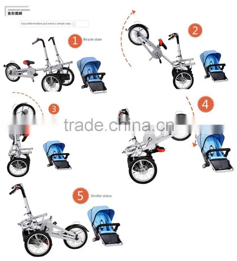enjoy life happy time mother baby stroller bike