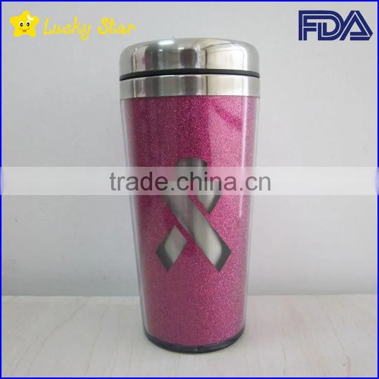 16OZ Travel car Mugs with all kinds of paper inserts FDA standard