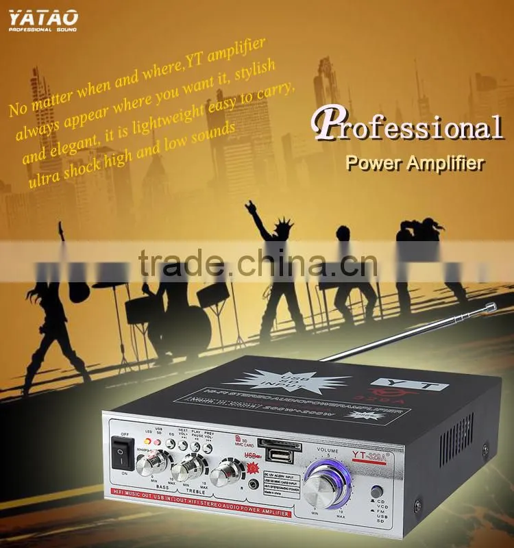 amplifier optic YT-329A /remote control mp3 player