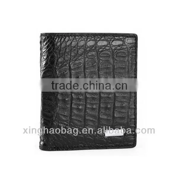 Must-have brand genuine crocodile skin wallet