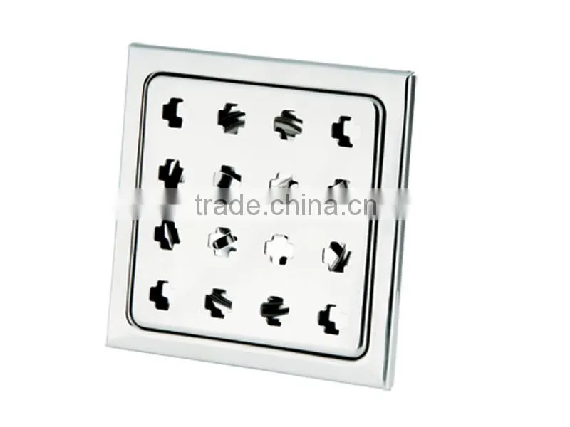 bathroom design Square water seal stainless steel floor drain