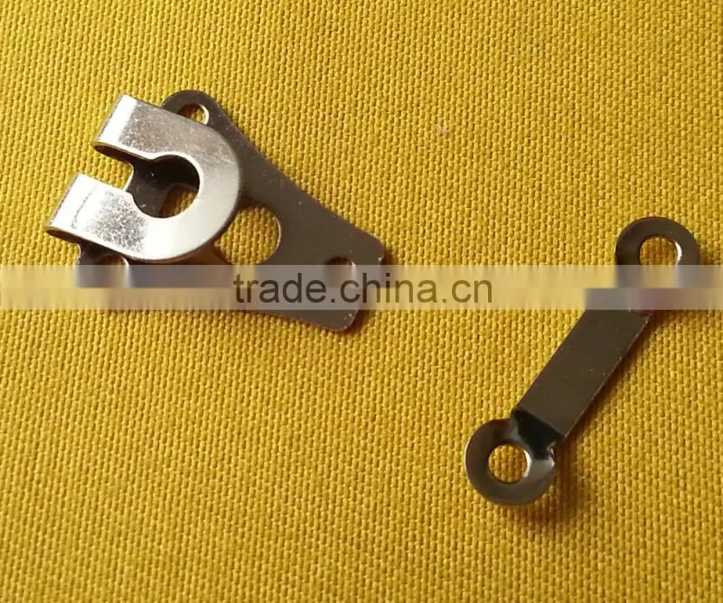Underwear and Lingerie Hook and Eye in Silver NF color -- 8012